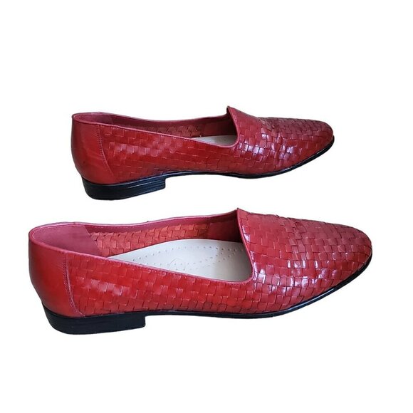 TROTTERS WOVEN LEATHER LOAFERS SIZE 10 - Picture 4 of 12